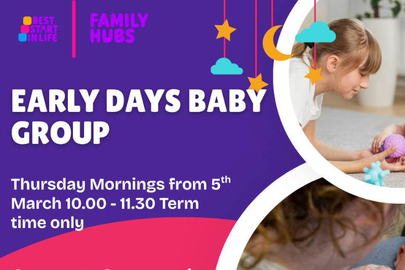 Early Days Baby Group – New Woodley Venue!